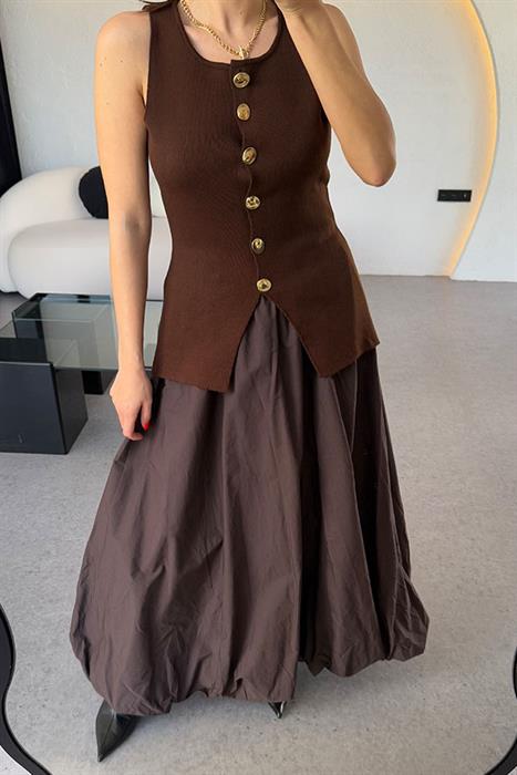 Janko Acı Kahve Balon Etek 