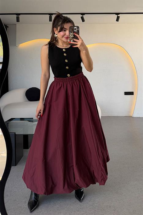 Janko Bordo Balon Etek 