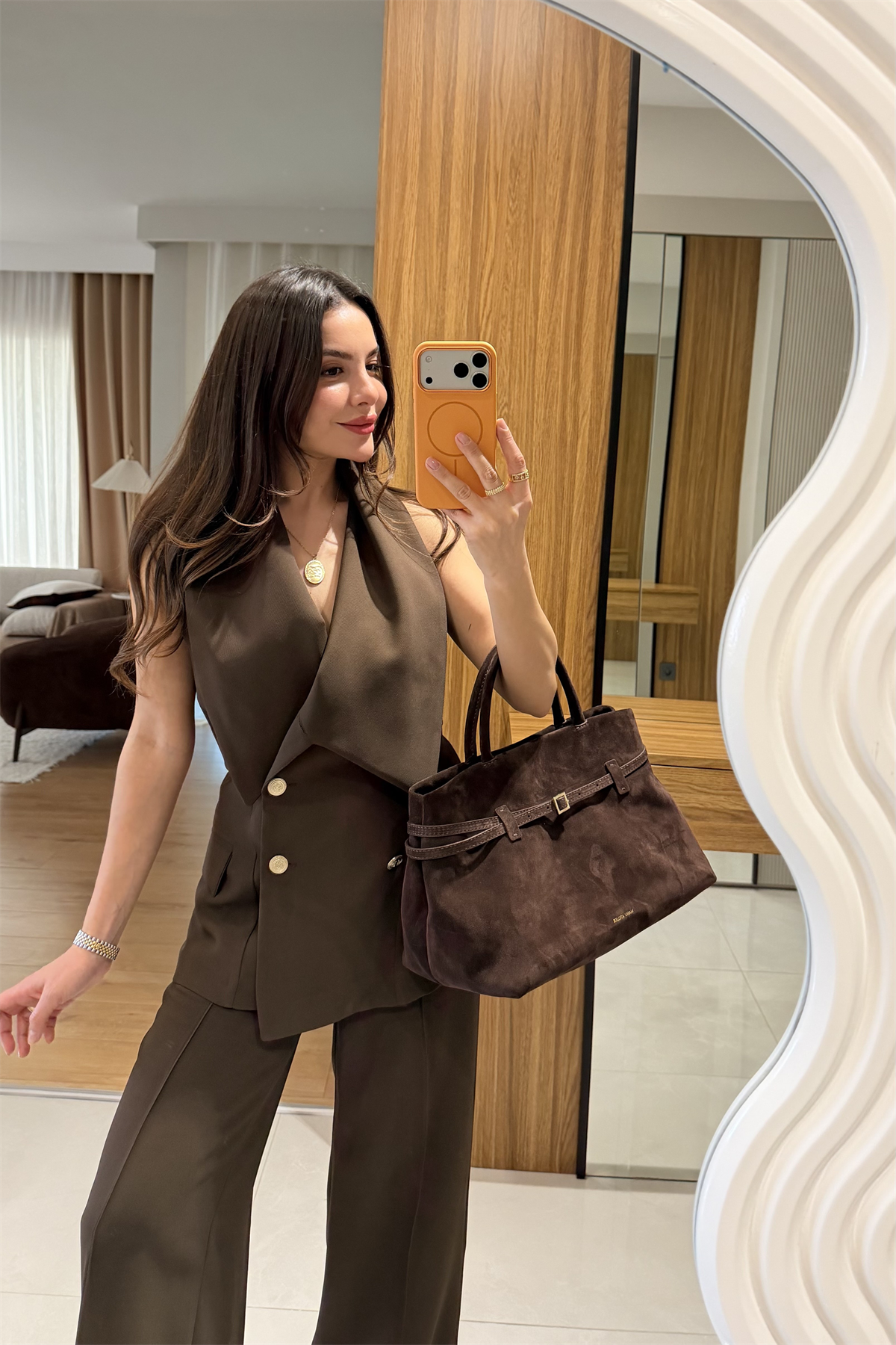 Jasmine Bitter Premium Yelekli Şık Takım