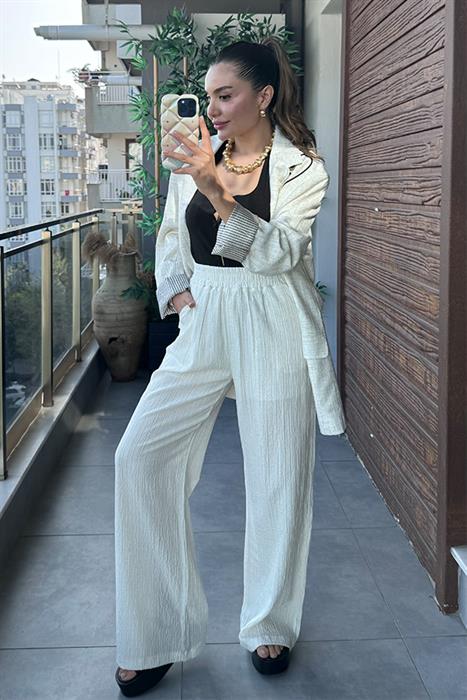 Jessamina Gofre Palazzo Pantolon