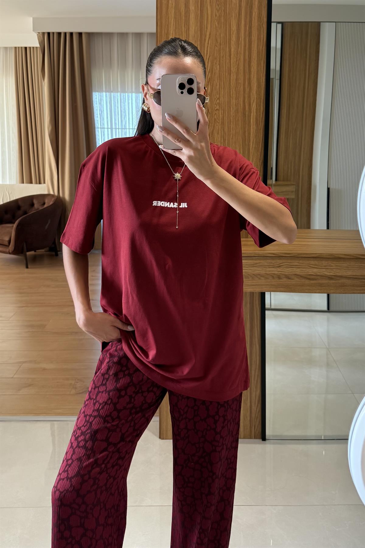 Jil Sander Bordo Tshirt 