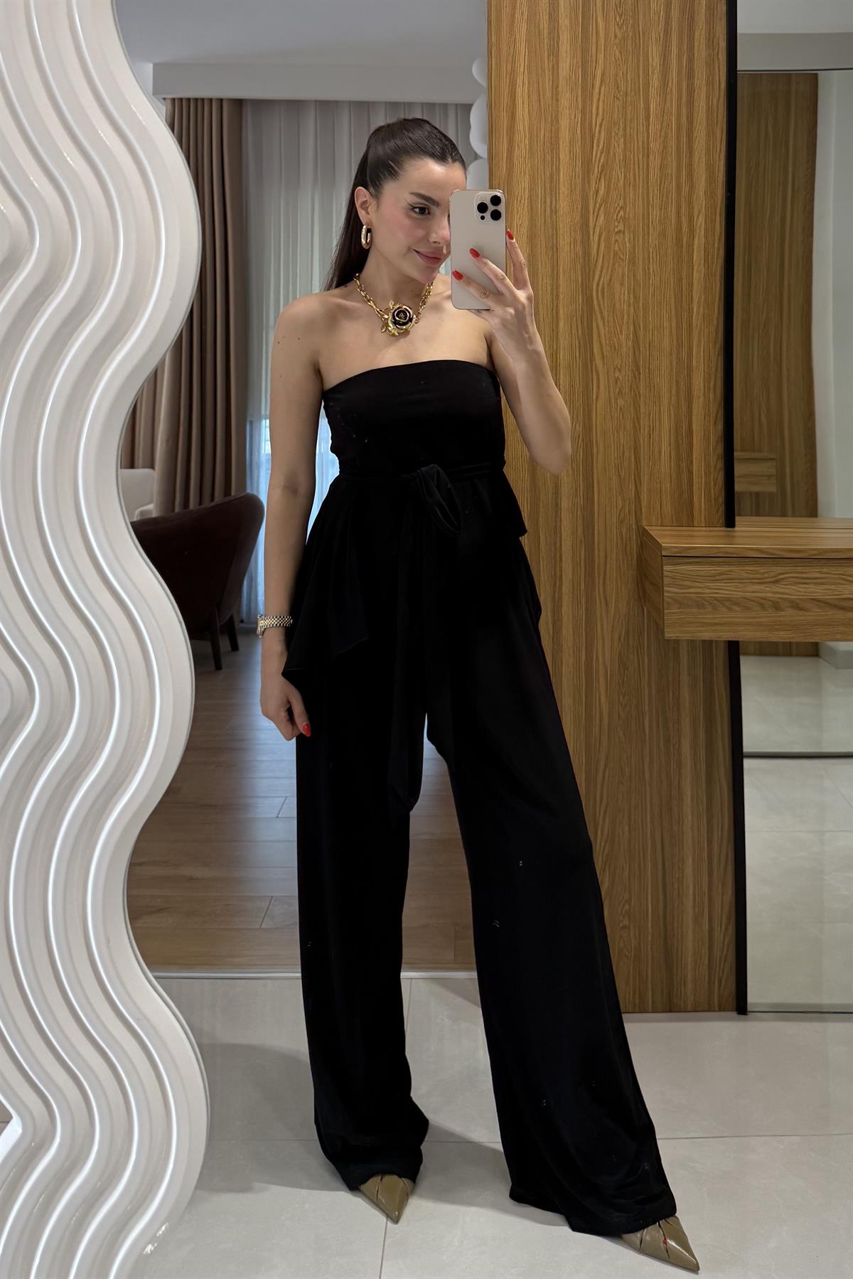 Johnson Siyah Kuşaklı Sandy Takım