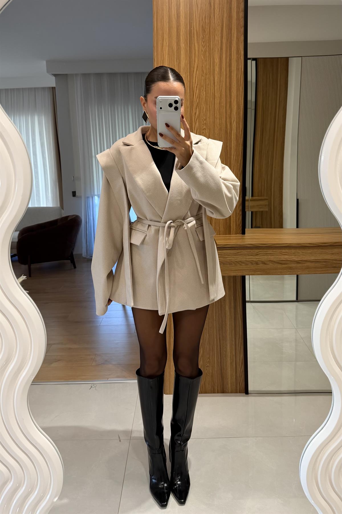 Joker Kaşe Tasarım Blazer Ceket