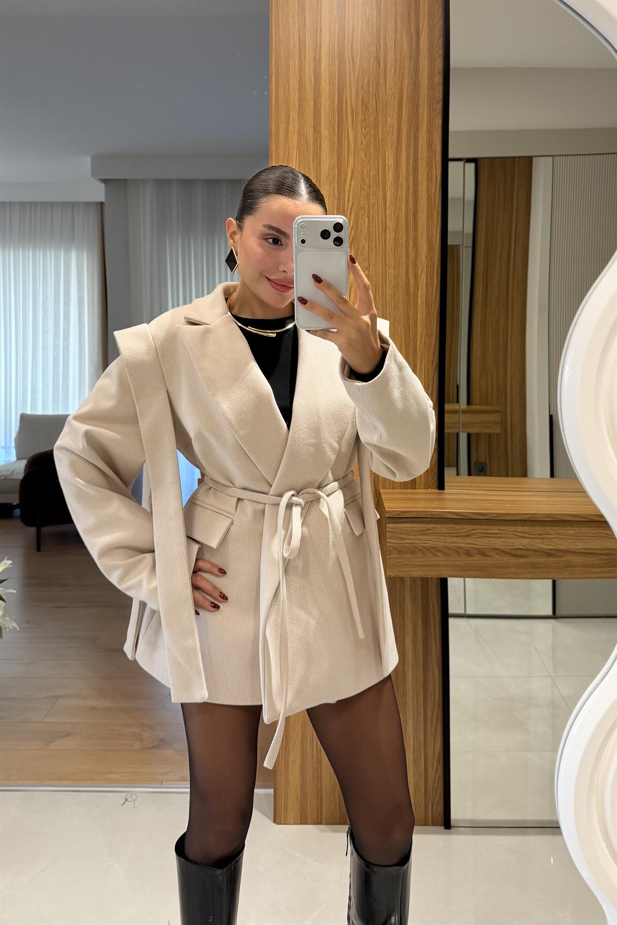 Joker Kaşe Tasarım Blazer Ceket