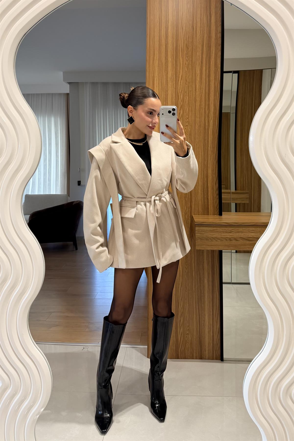 Joker Kaşe Tasarım Blazer Ceket