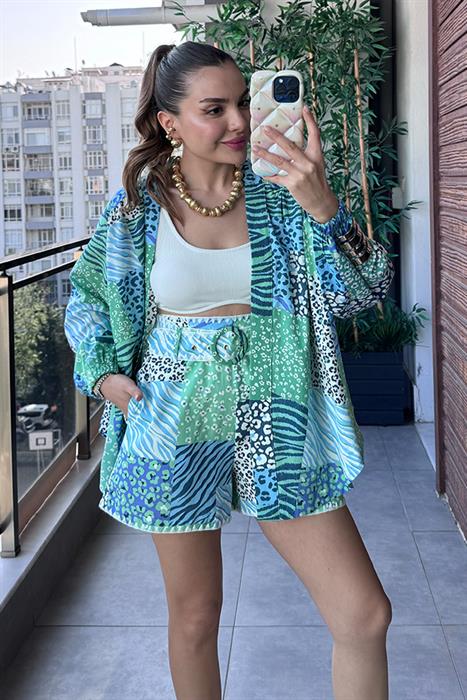 Josiana Karışık Desenli Şort