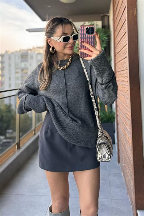 Juliette Orjinal Füme Şort Etek