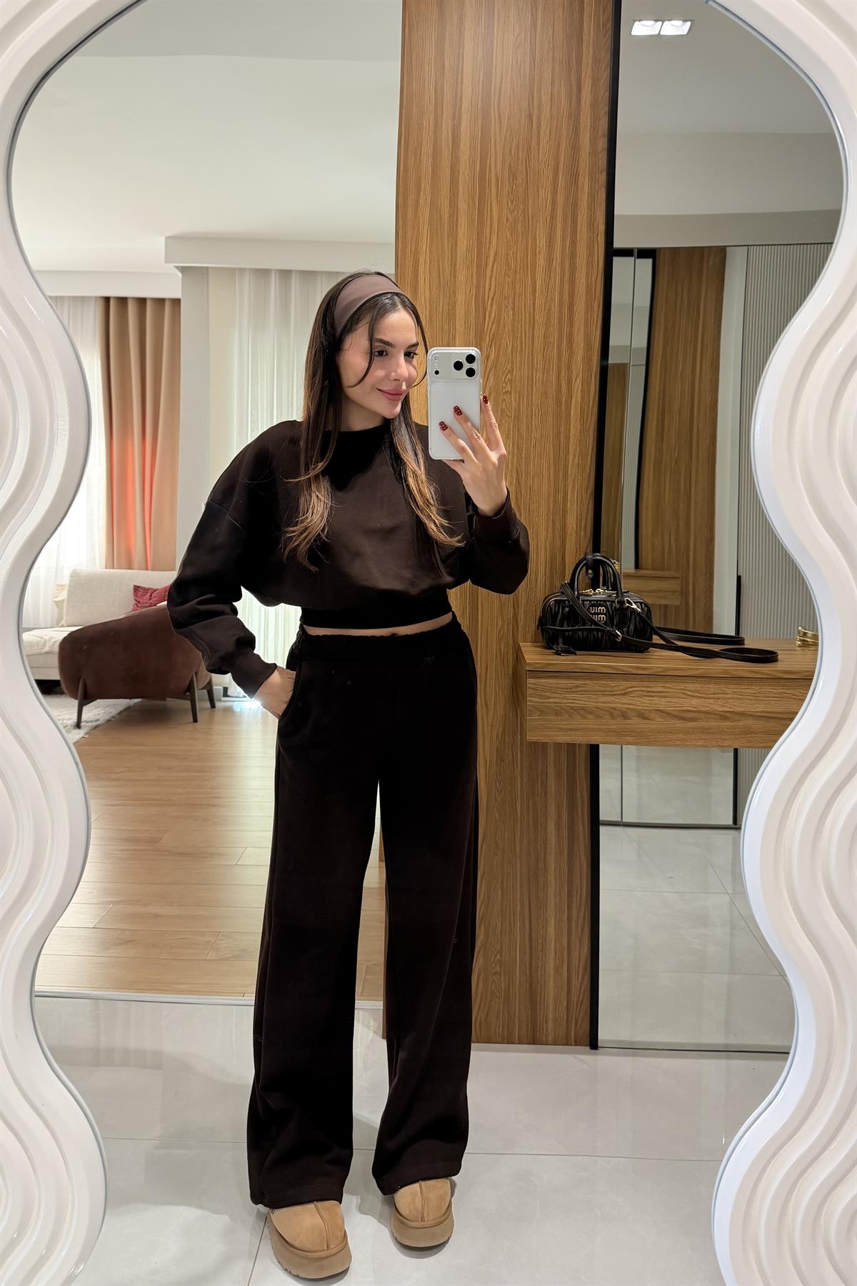 Kally Acı Kahve Eşofman Takımı
