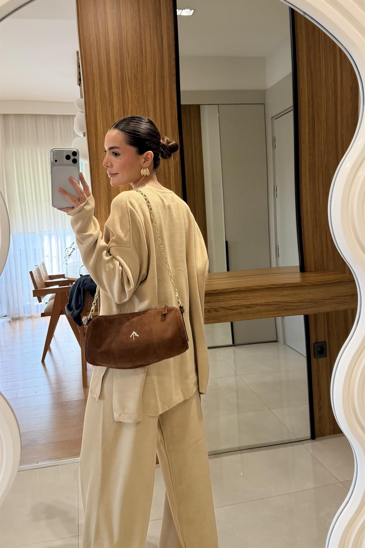 Kathia Camel Triko Takım