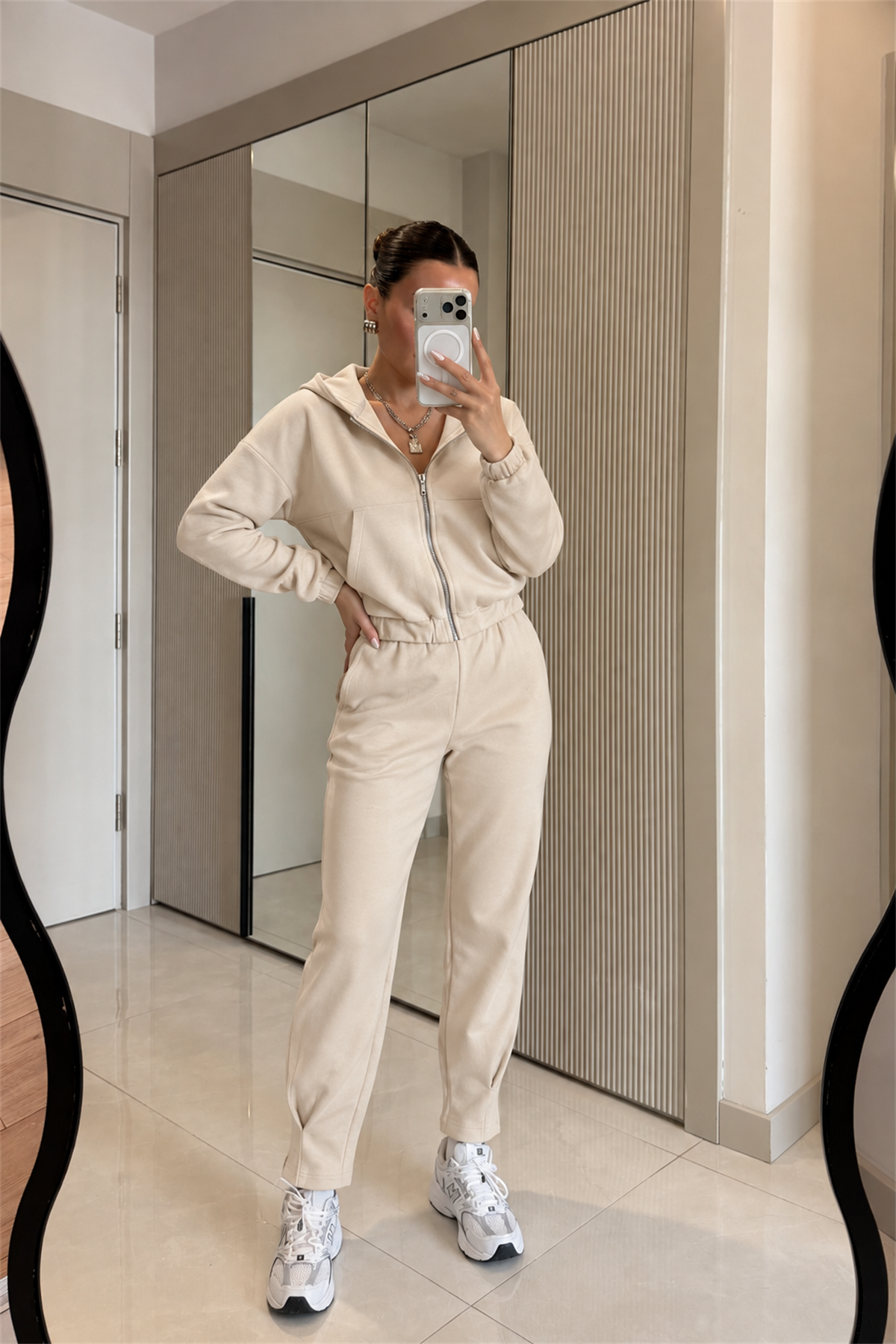 Keitha Krem Modal Spor Takım
