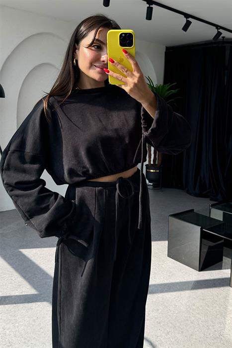 Kylea Yıkama Siyah Takım