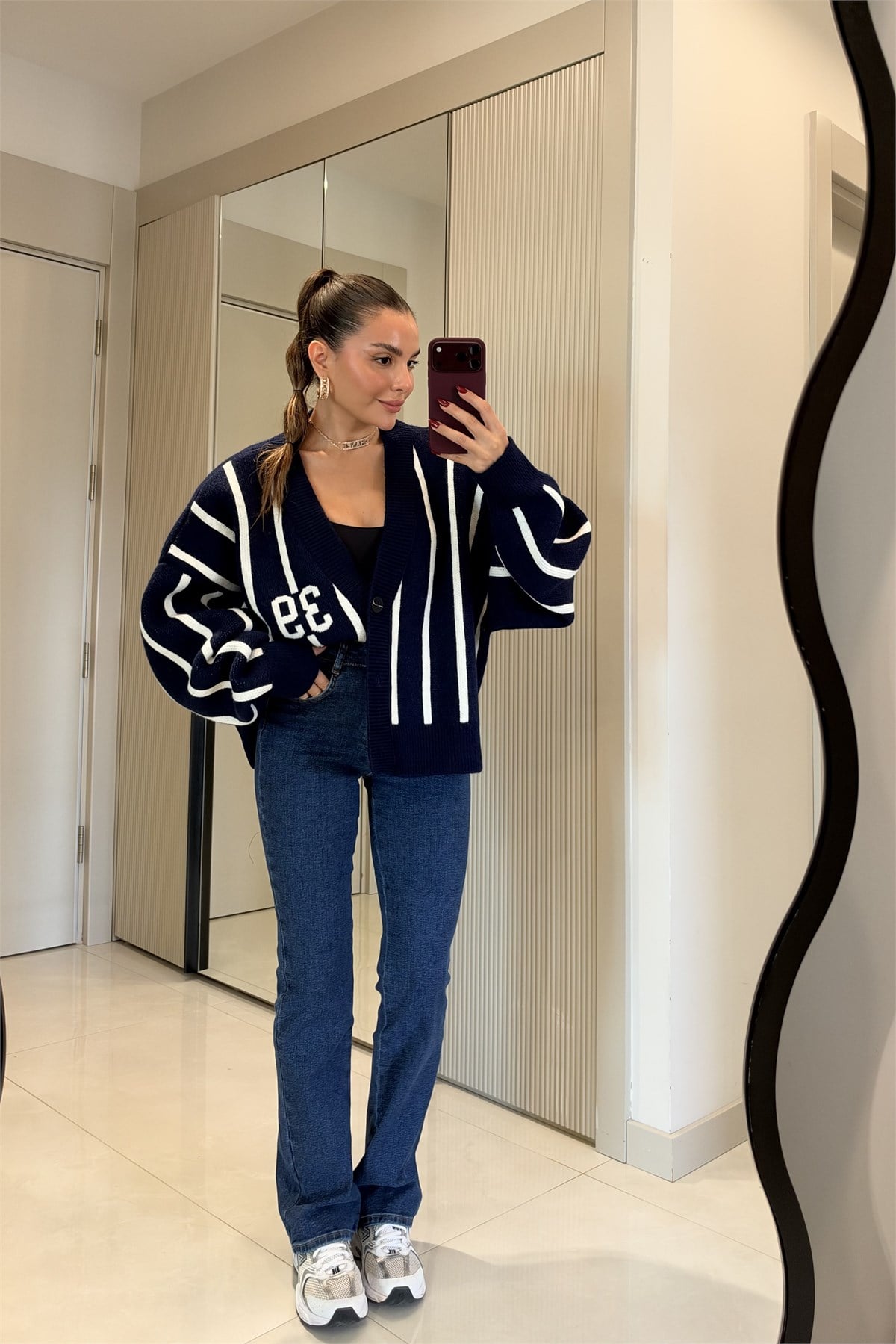 Lacorino Midblue Düğme Detaylı Jean