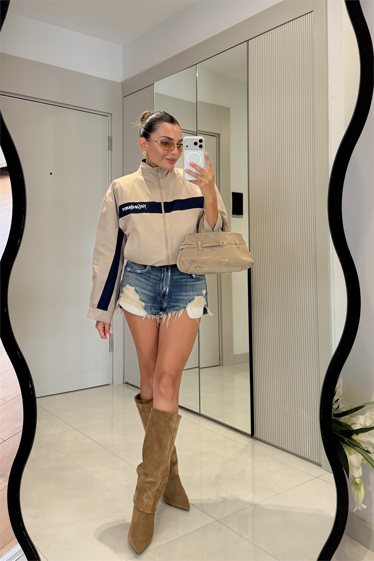 Laurent Şerit Detaylı Marka Model Ceket