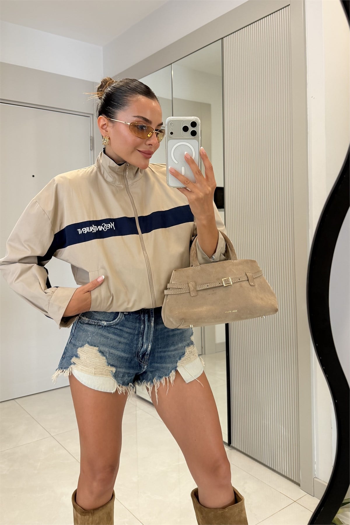 Laurent Şerit Detaylı Marka Model Ceket