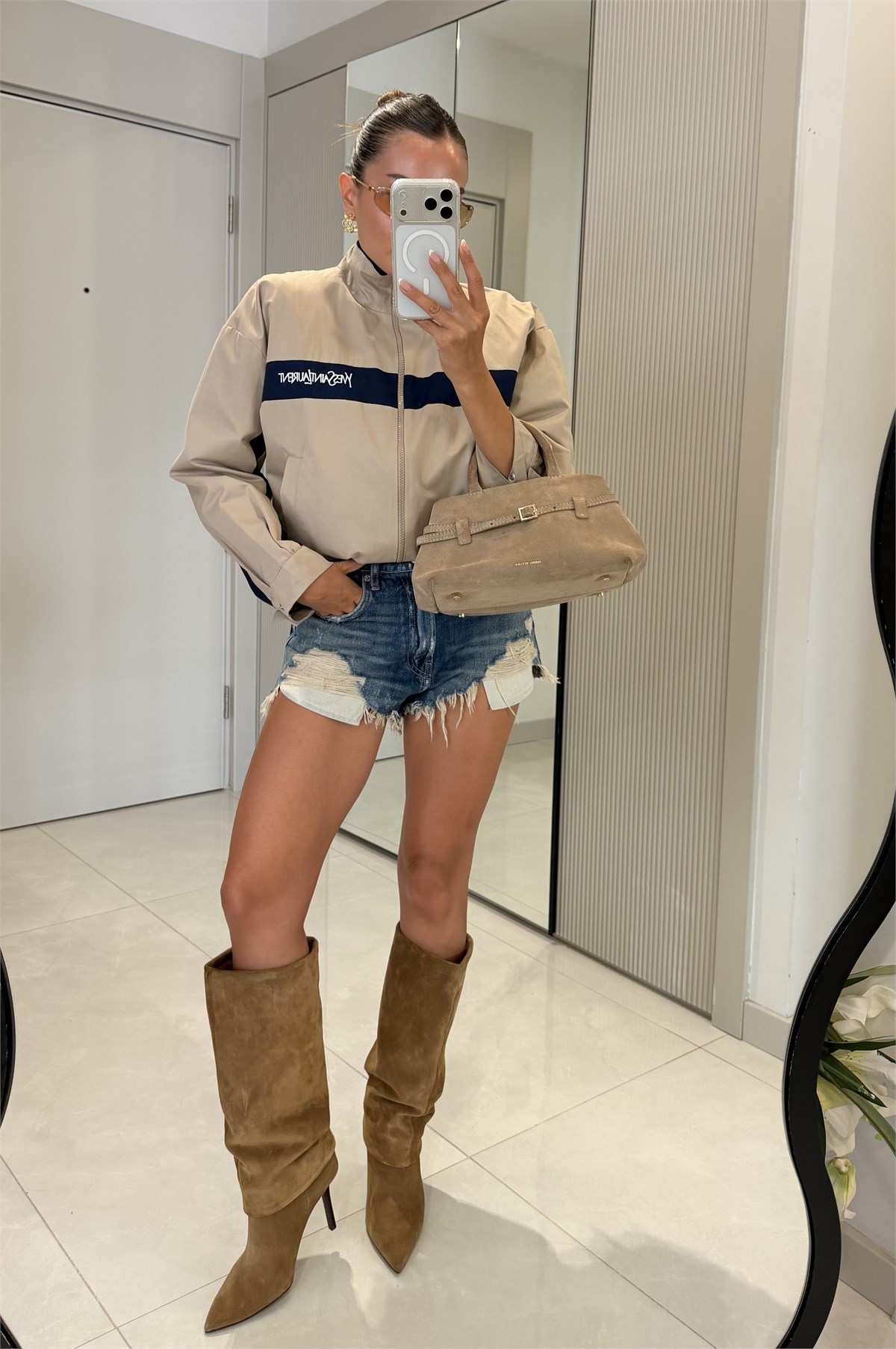 Laurent Şerit Detaylı Marka Model Ceket