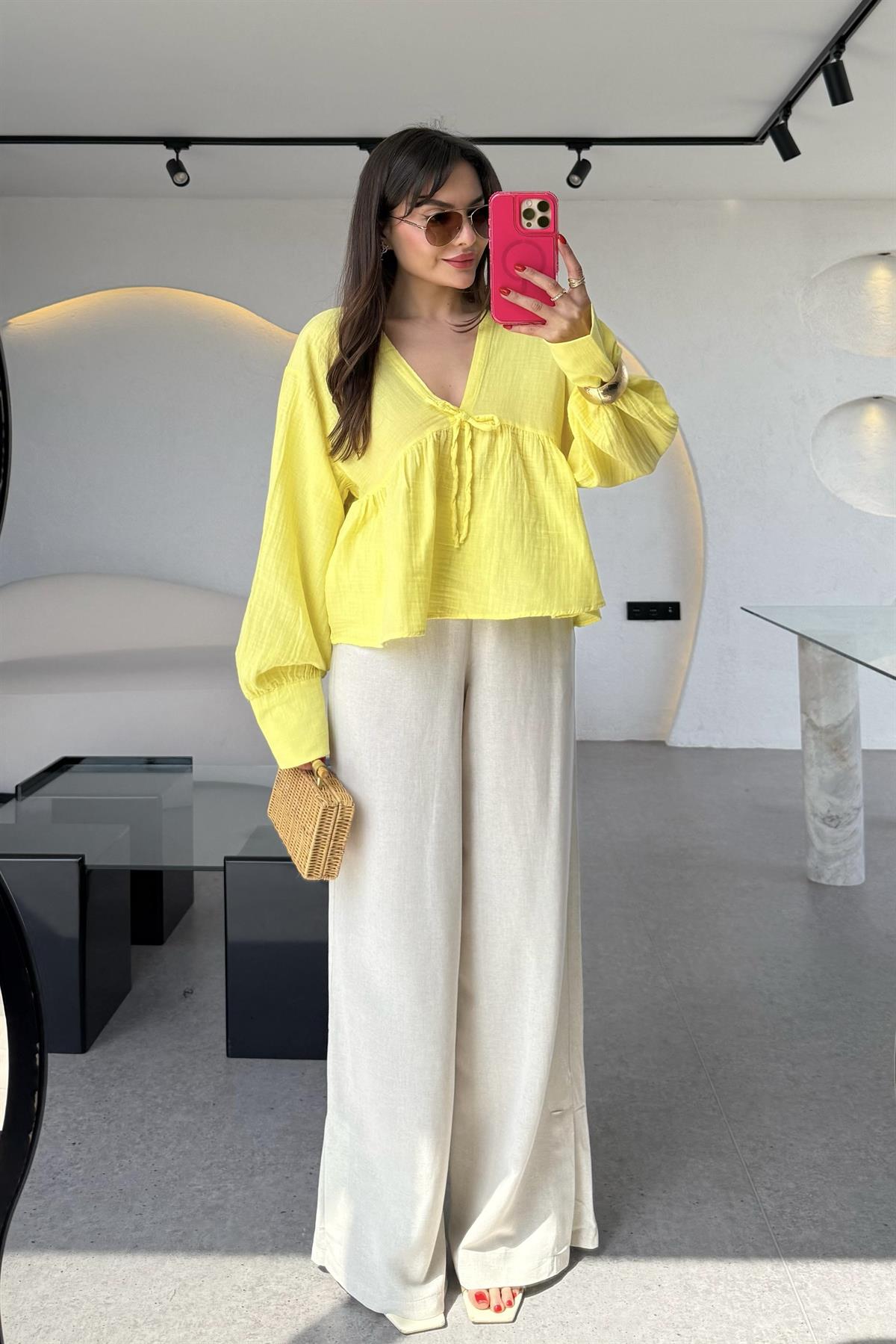 Legolas Keten Geniş Paça Pantolon