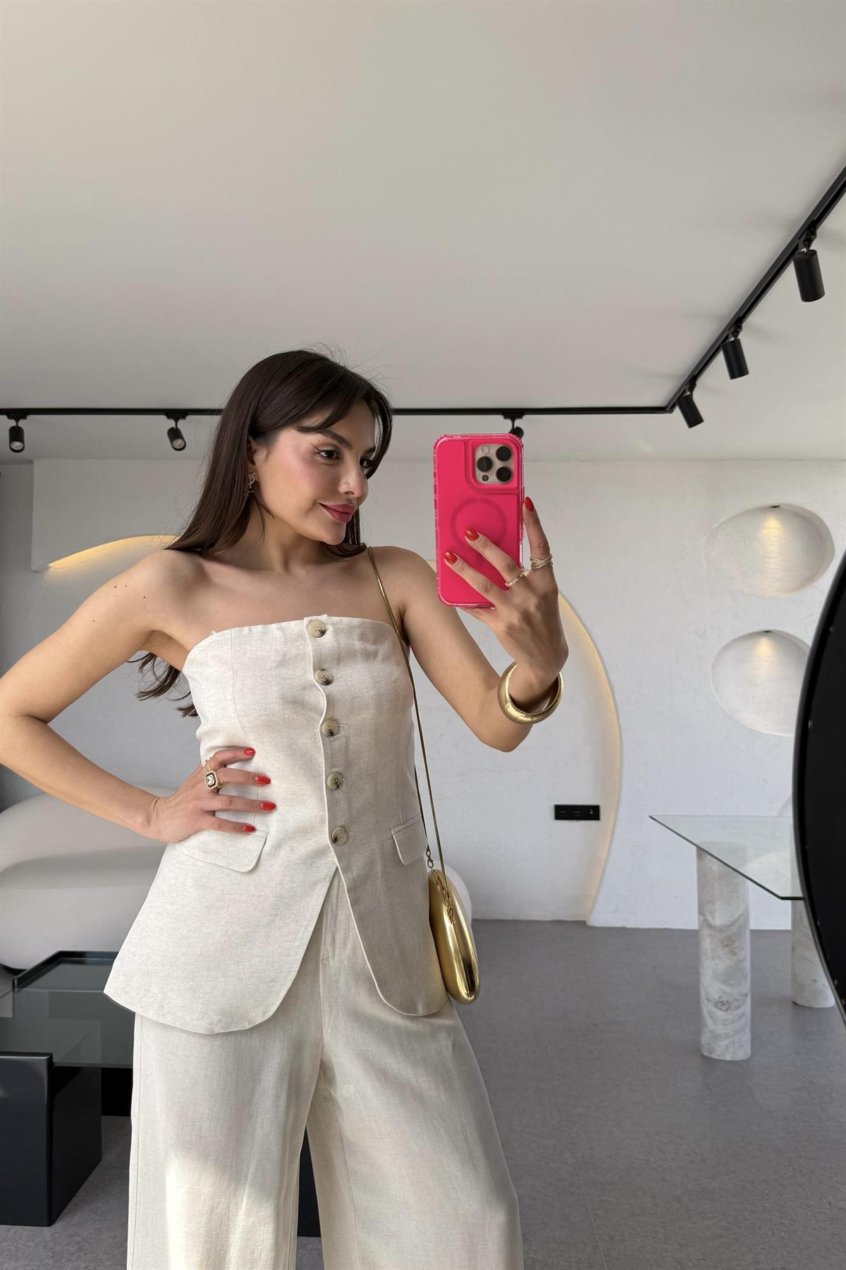 Legolas Keten Geniş Paça Pantolon