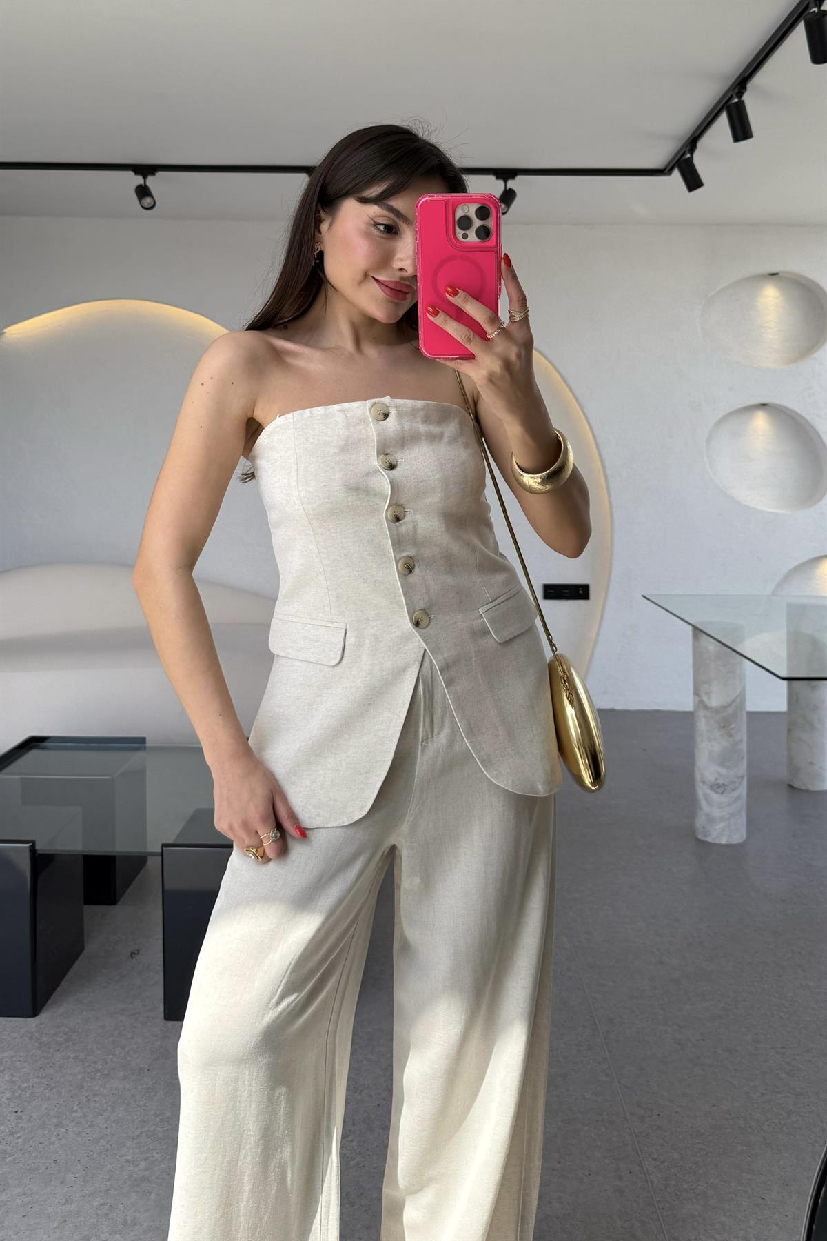 Legolas Keten Geniş Paça Pantolon