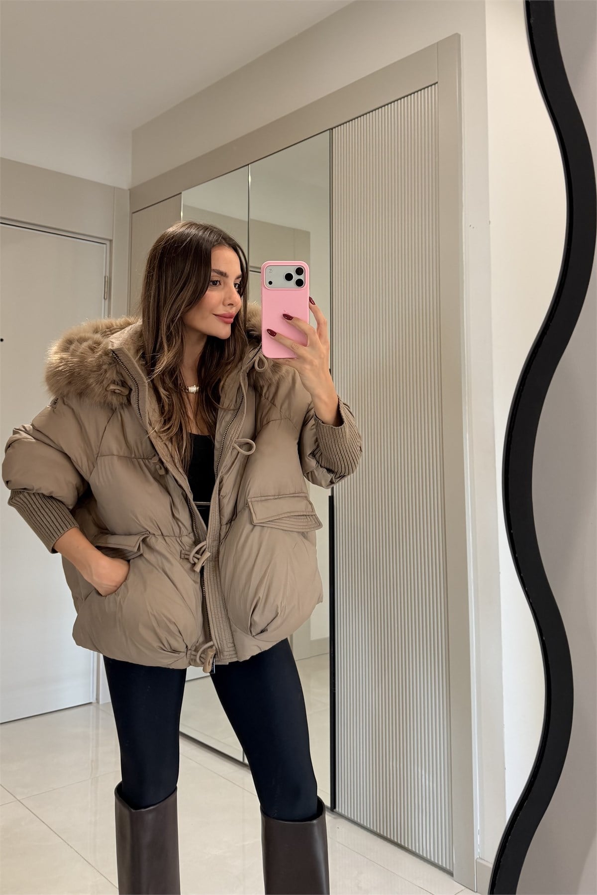 Leira Vizon Premium Lüks Şişme Mont