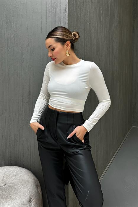 Lera Mat Deri Havuç Pantolon