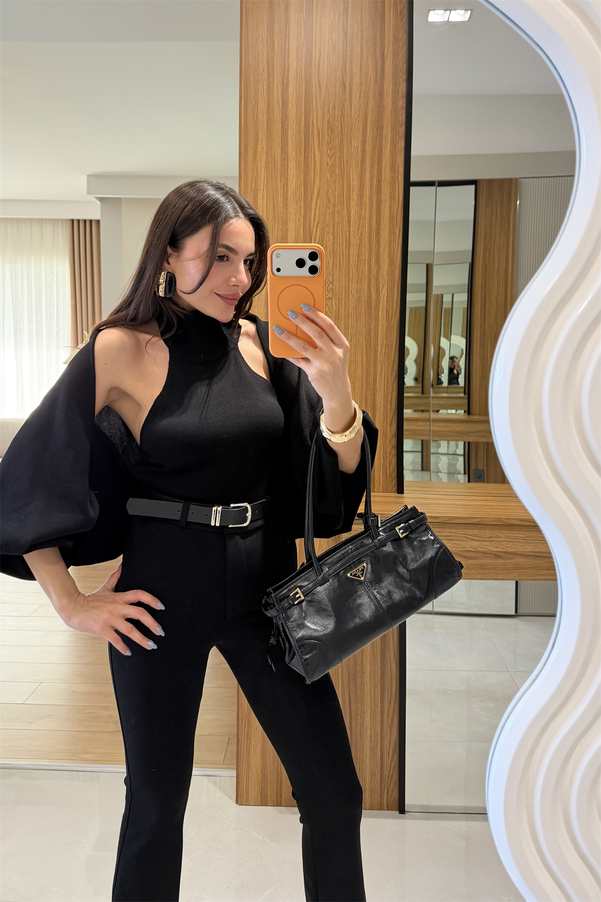 Lexus Siyah İki Parça Bolerolu Triko 