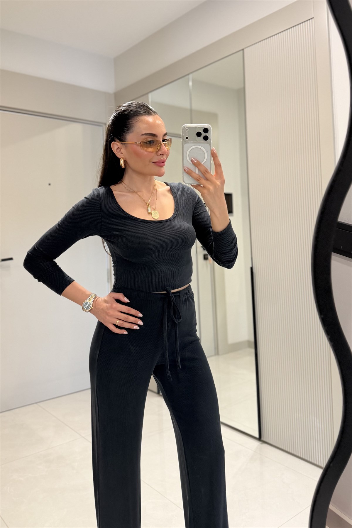 Liber Siyah Premium Kaşkorse Takım