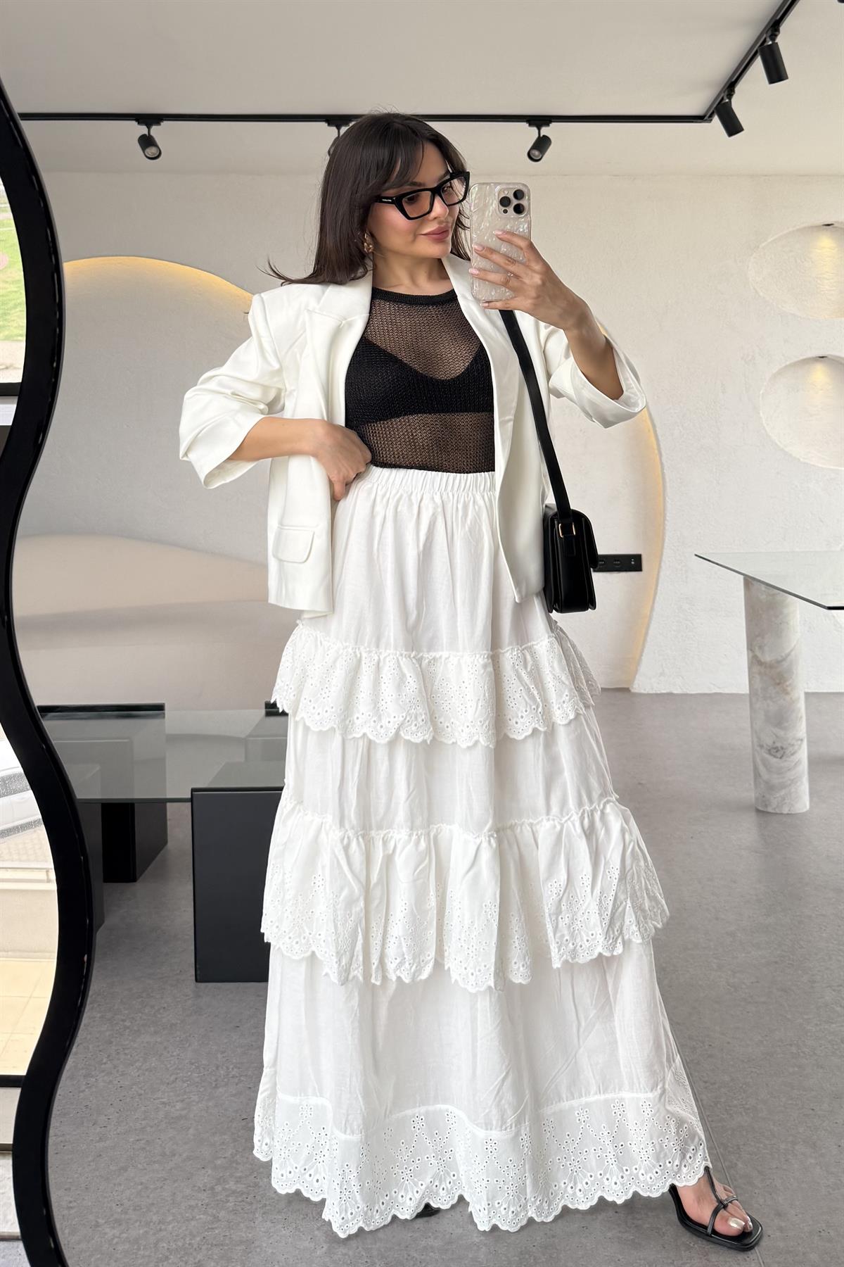 Liezen Astarlı Fisto Etek 