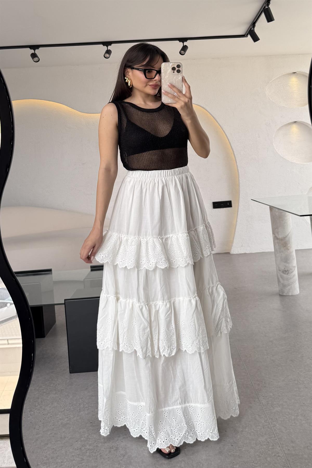 Liezen Astarlı Fisto Etek 