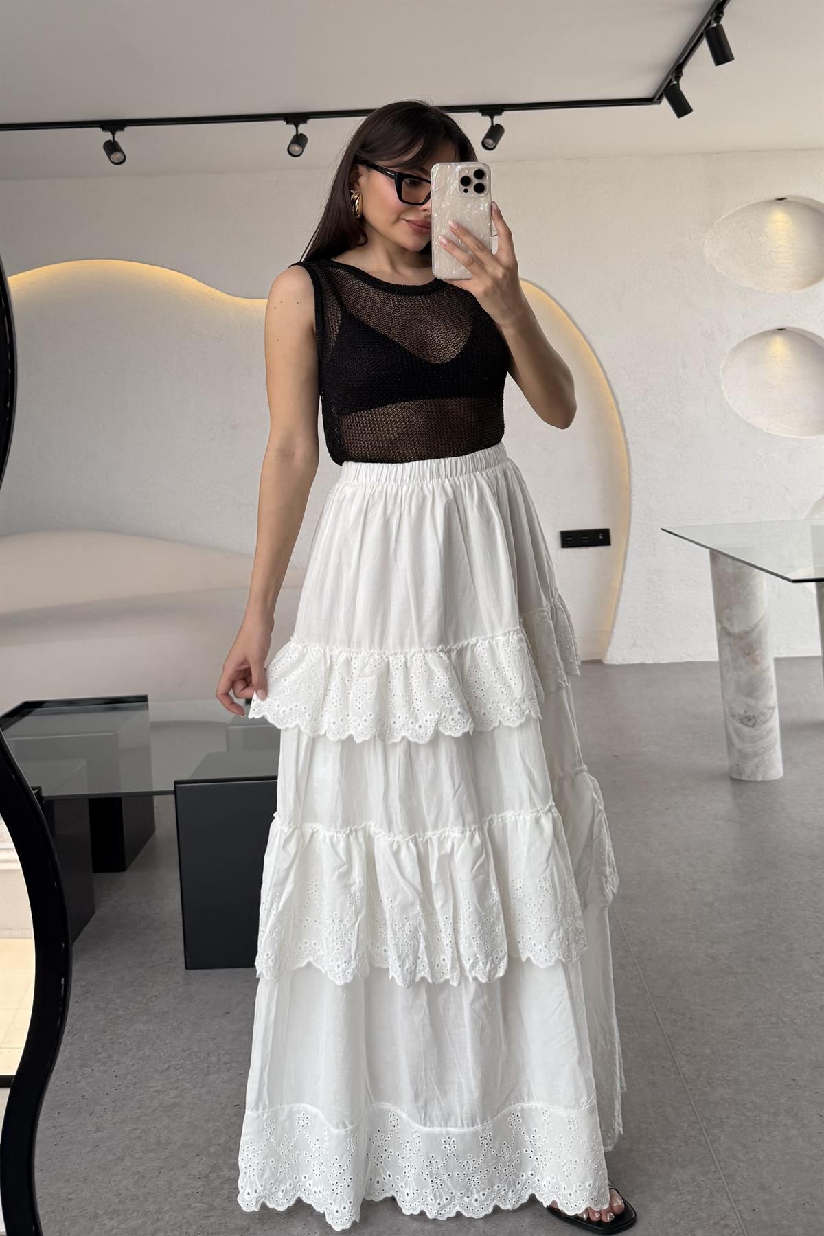 Liezen Astarlı Fisto Etek 