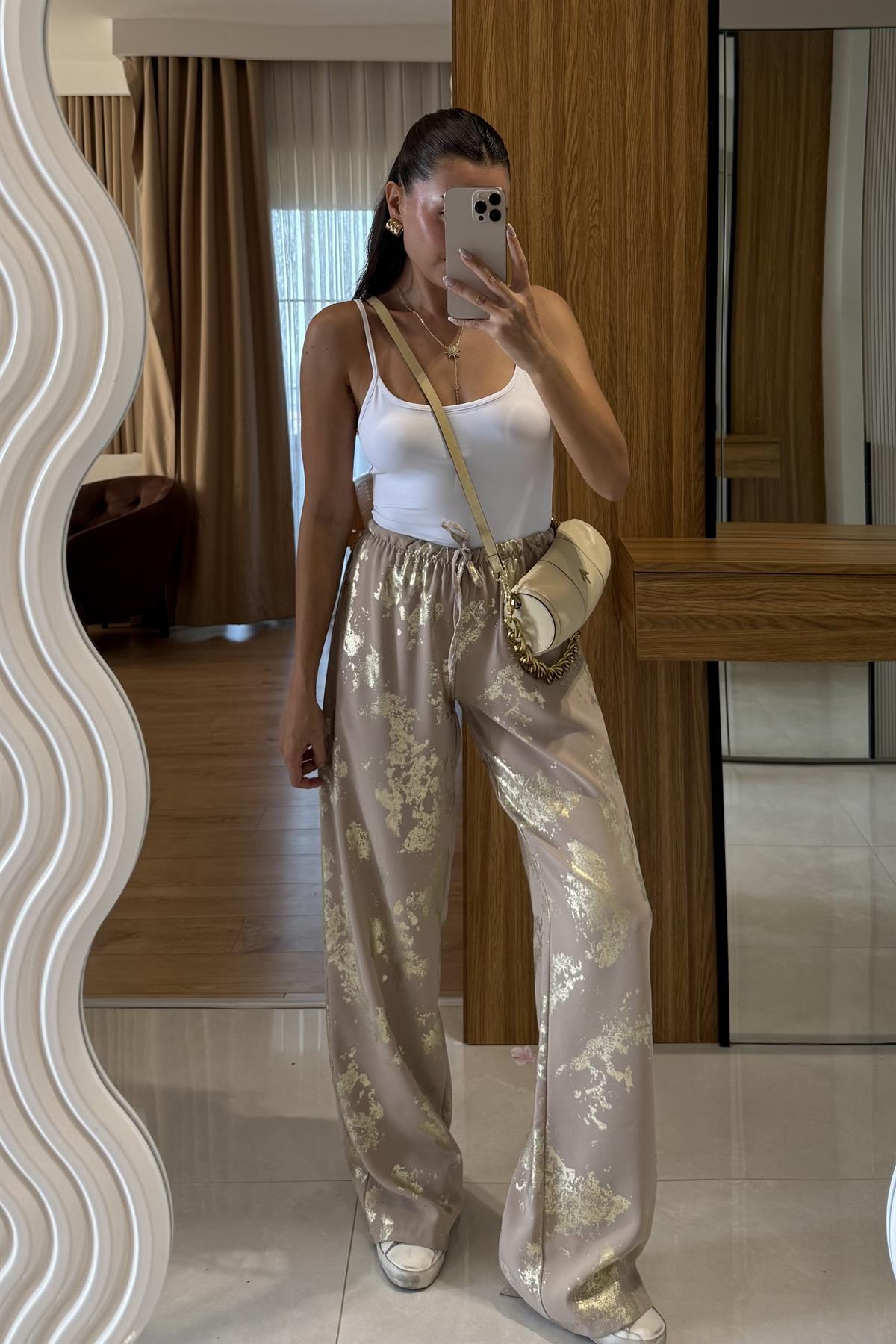 Littiman Gold Jakarlı Pantolon
