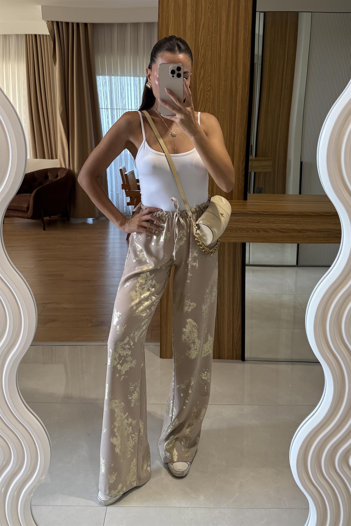 Littiman Gold Jakarlı Pantolon