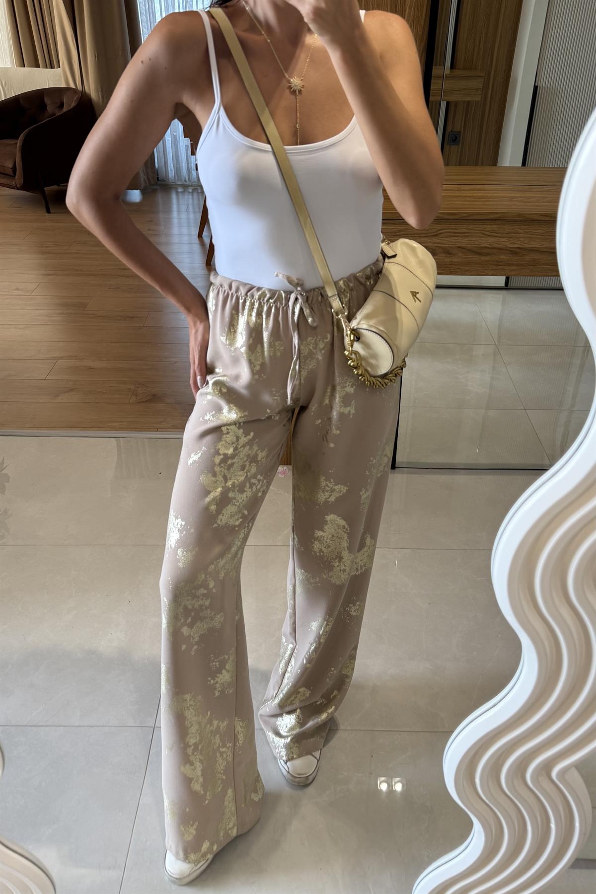 Littiman Gold Jakarlı Pantolon