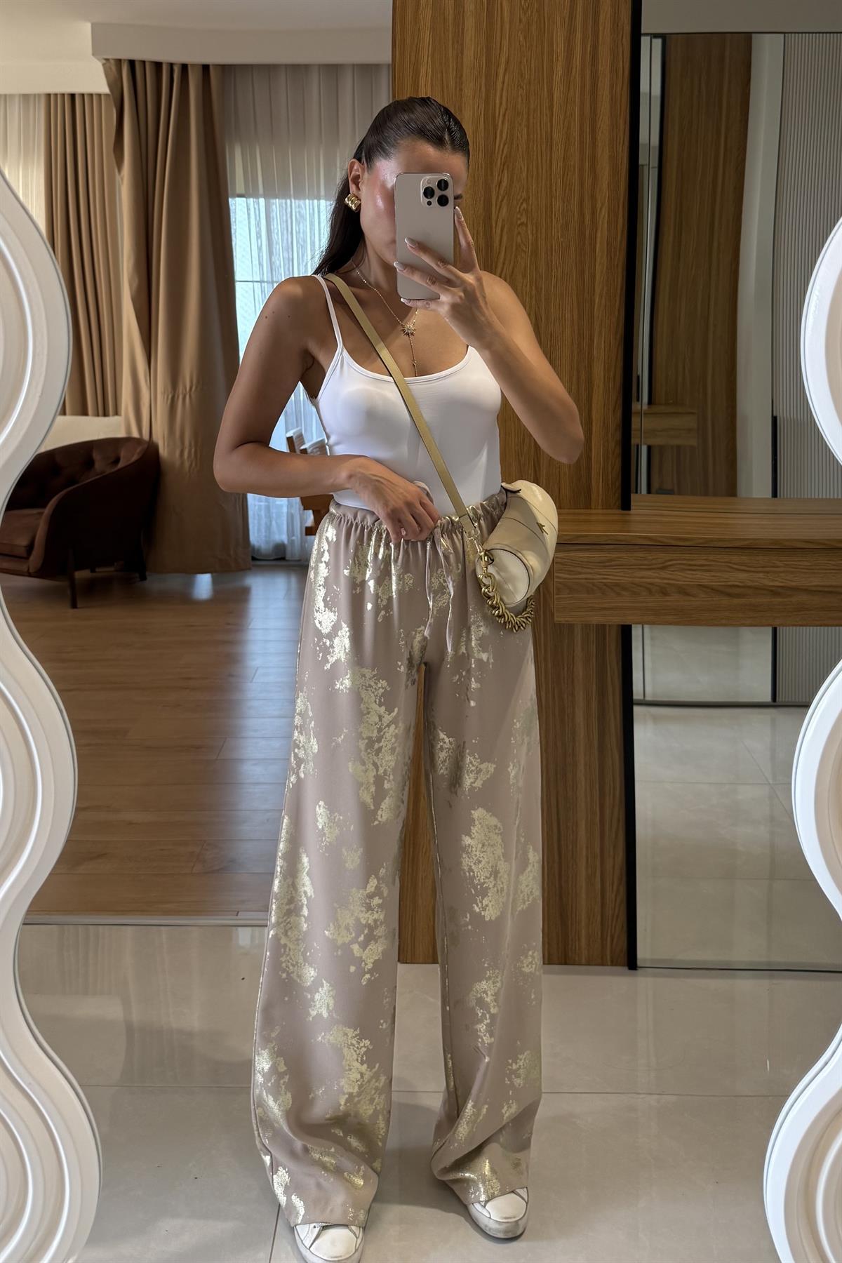 Littiman Gold Jakarlı Pantolon