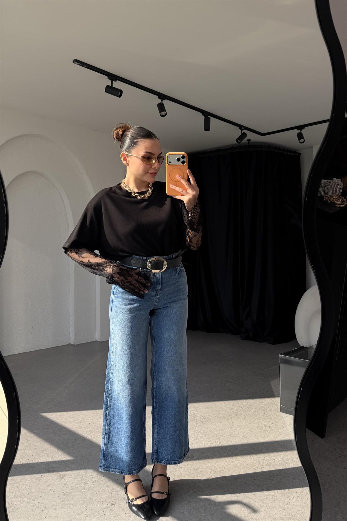 Lixo Midblue Bilek Boy Wide Leg Jean