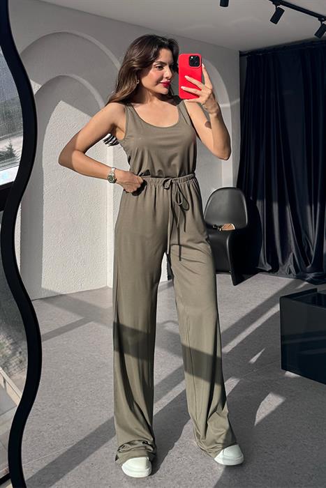 Lonso Modal Kumaş Takım - Haki