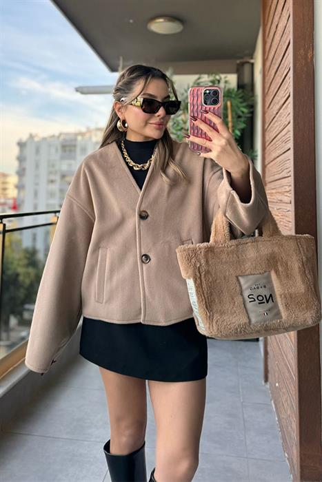 Loora Kahve Yumoş Ceket
