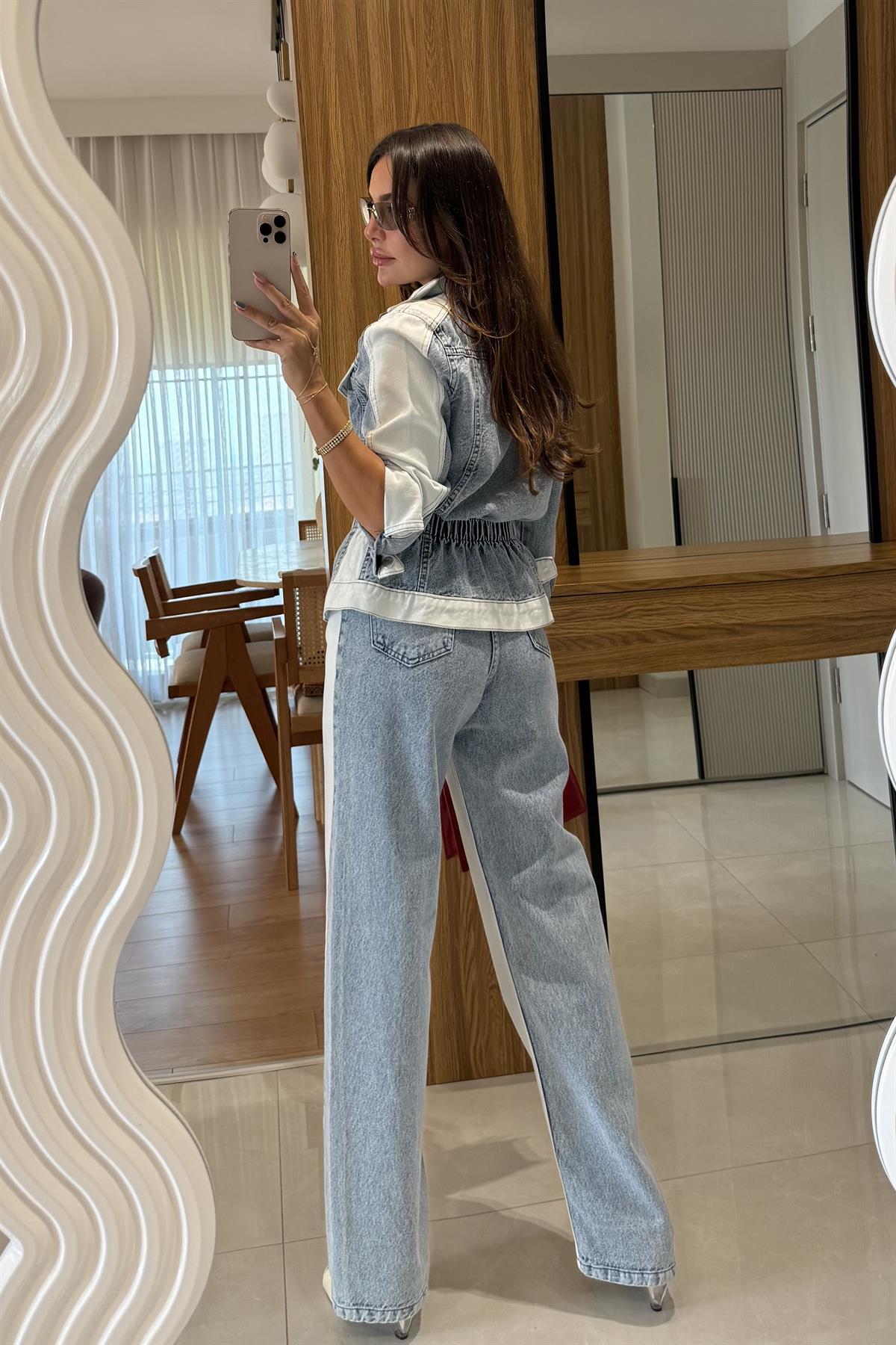 Lorenzo Denim Karışımlı Takım