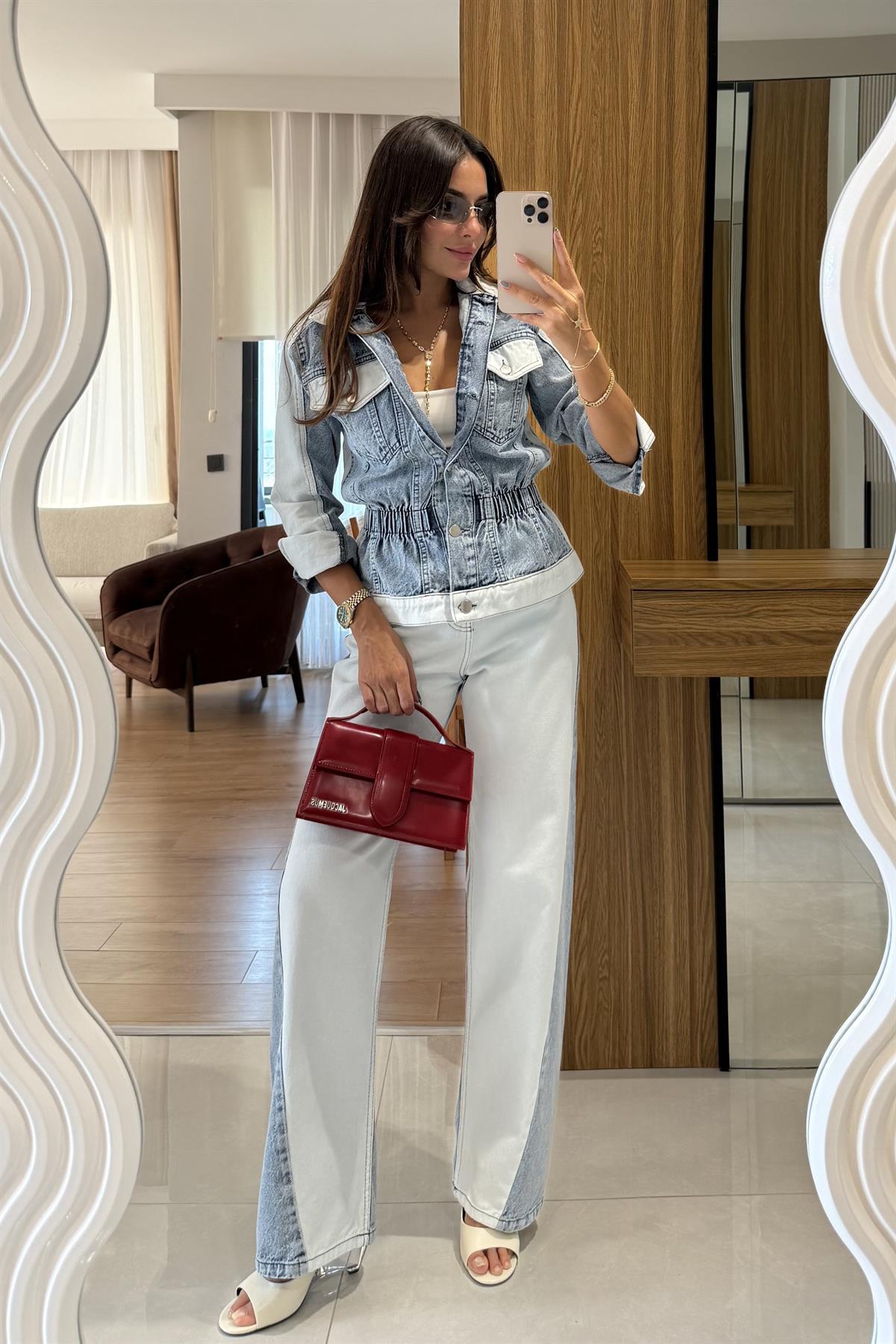 Lorenzo Denim Karışımlı Takım