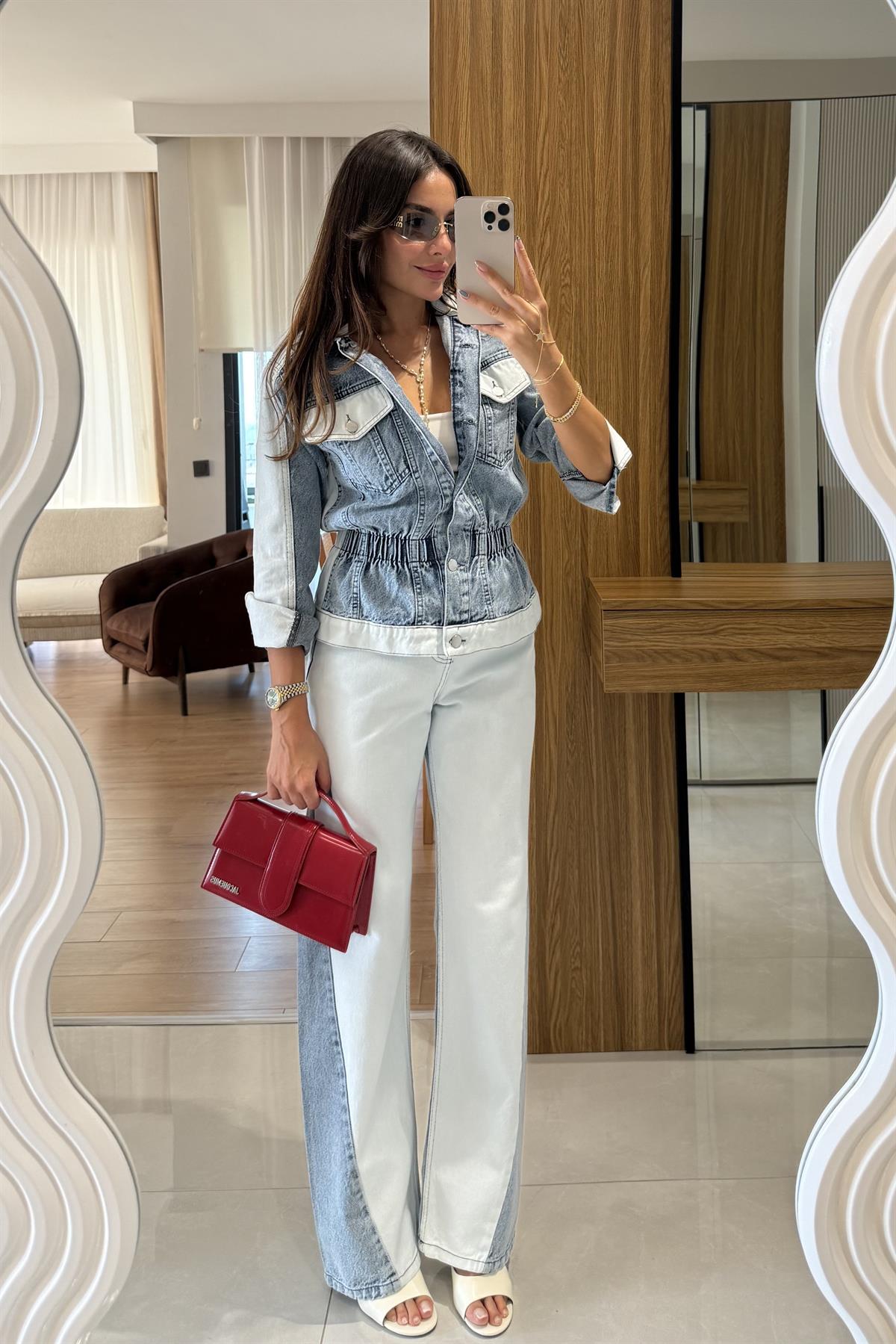 Lorenzo Denim Karışımlı Takım