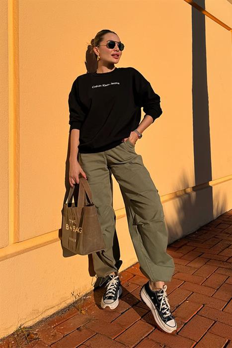 Lost askeri yeşil kargo pantolon