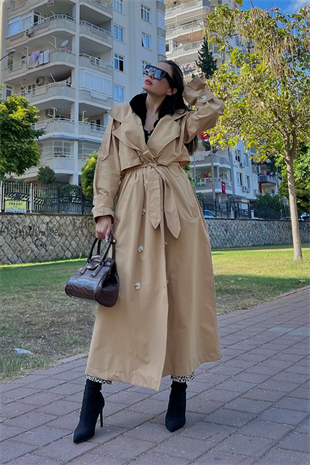 Loswerden karamel trençkot