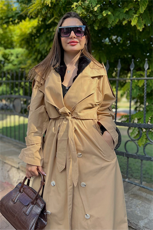 Loswerden karamel trençkot