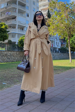 Loswerden karamel trençkot