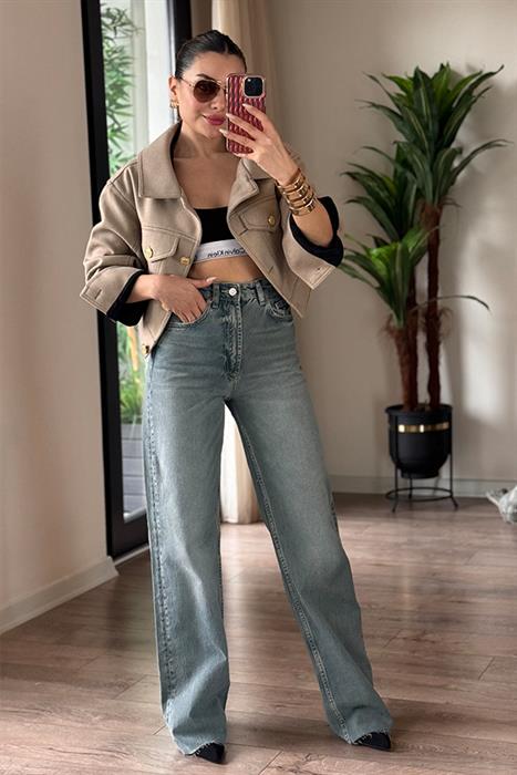 Loud Yıkama Orjinal Palazzo Jean