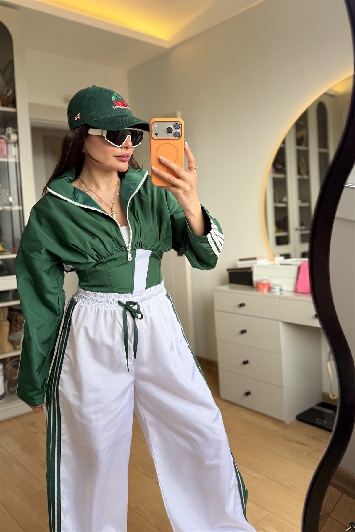 Luanda Yeşil Paraşüt Şeritli Spor Takım