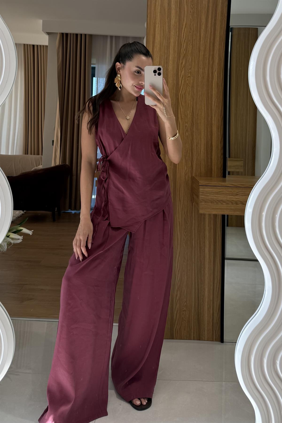 Lunea Bordo Bağlamalı Tensel Takım