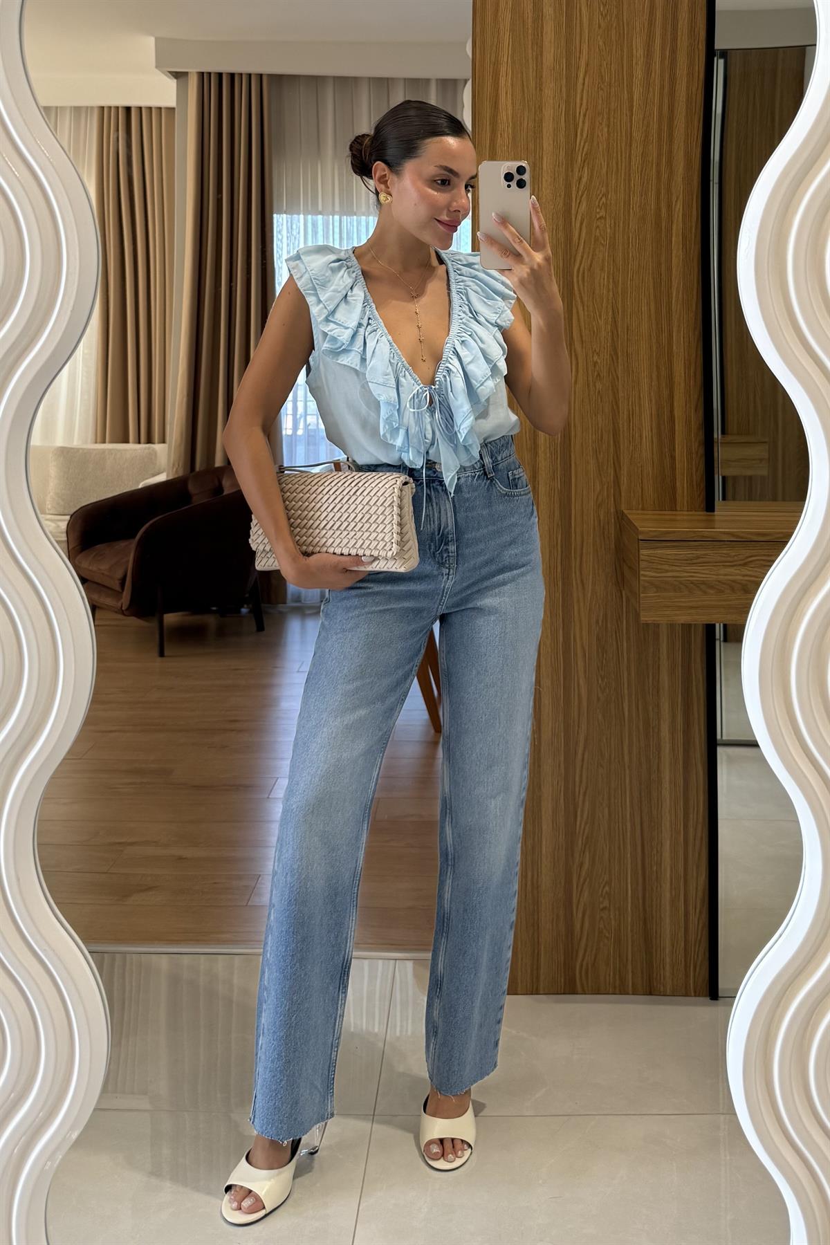 Magie Midblue Straight Jean