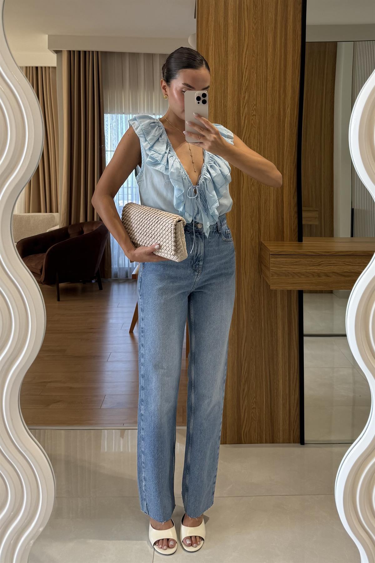 Magie Midblue Straight Jean