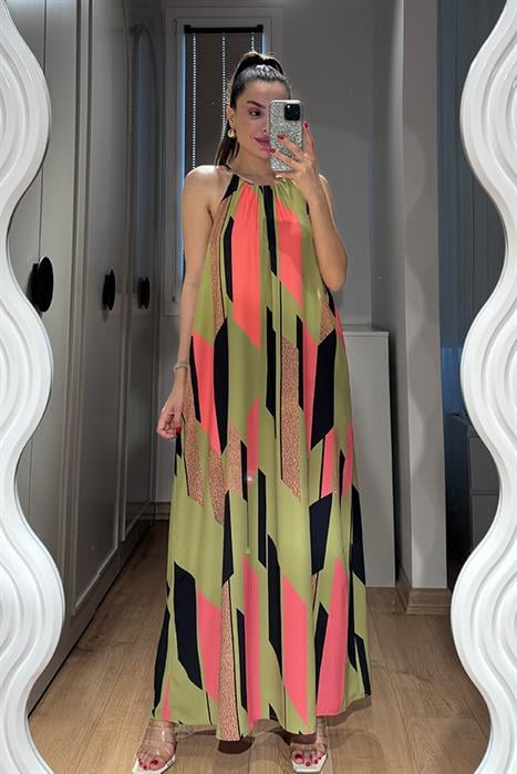 Manu Renk Geçişli Elbise