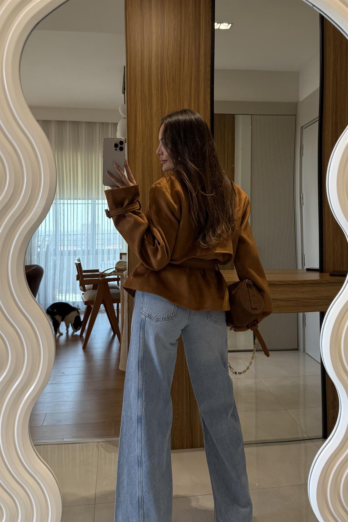 Marija Geniş Paça Lightblue Jean